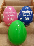 Surprise Egg Green Standard - Giant Personalised 14'' 36cm Kids Birthday Christmas Present Easter Egg