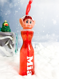 Personalised Christmas Elf Water Bottle