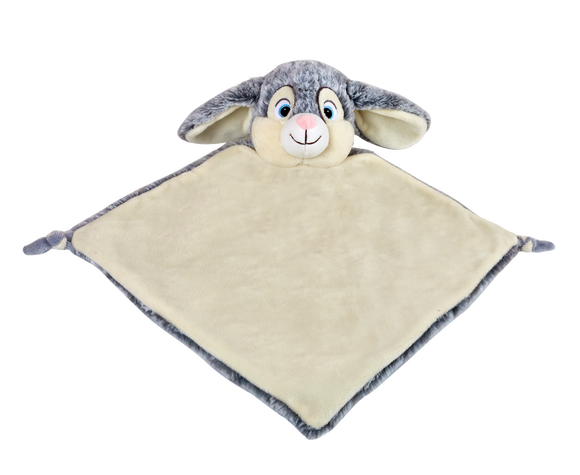 Grey Bunny - Snuggle Buddy comforter