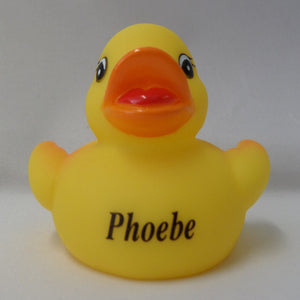 Phoebe - Personalised Rubber Duck