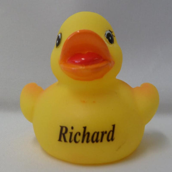 Richard - Personalised Rubber Duck