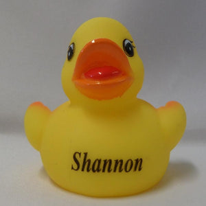 Shannon - Personalised Rubber Duck