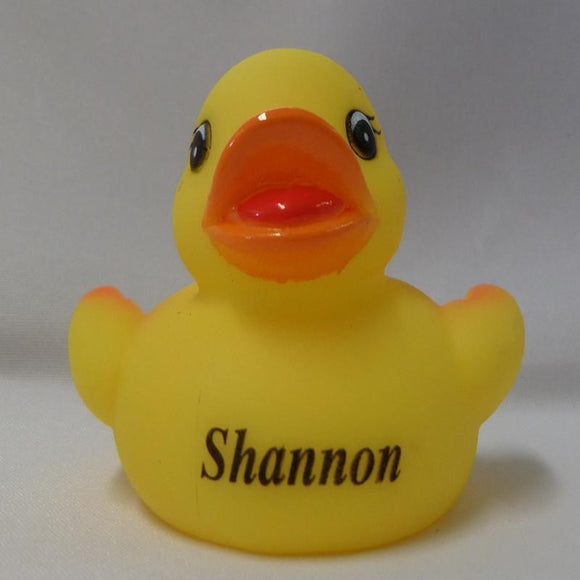 Shannon - Personalised Rubber Duck