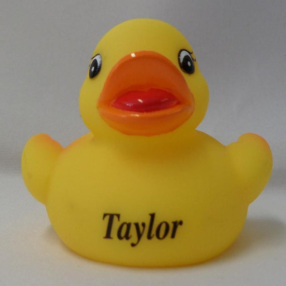 Taylor - Personalised Rubber Duck