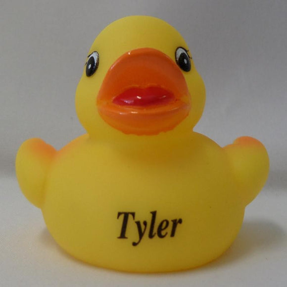 Tyler - Personalised Rubber Duck