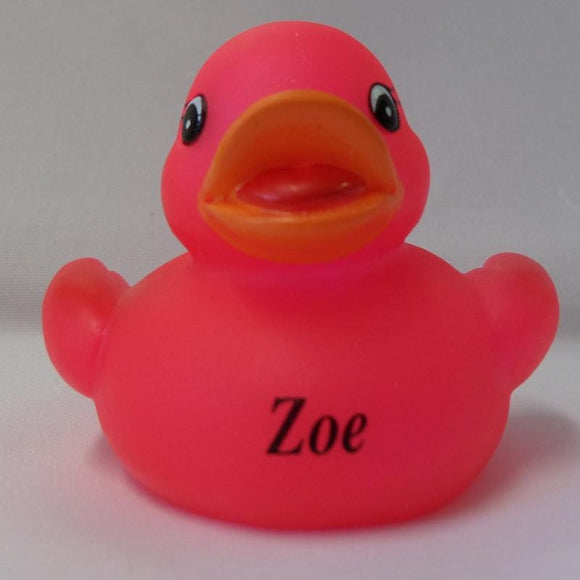 Zoe - Personalised Rubber Duck