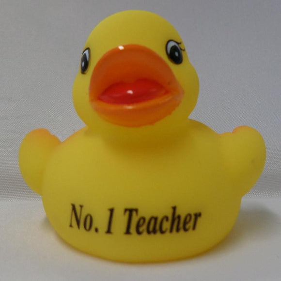 No. 1 Teacher - Personalised Rubber Duck
