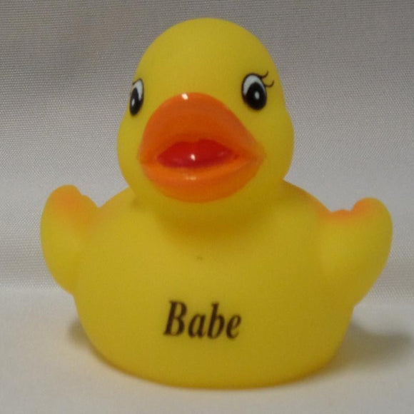 Babe - Personalised Rubber Duck