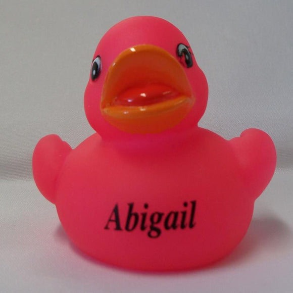 Abigail - Personalised Rubber Duck