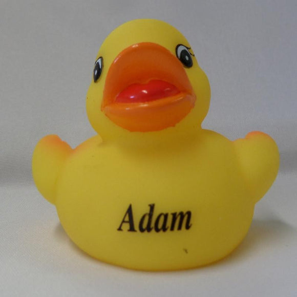 Adam - Personalised Rubber Duck