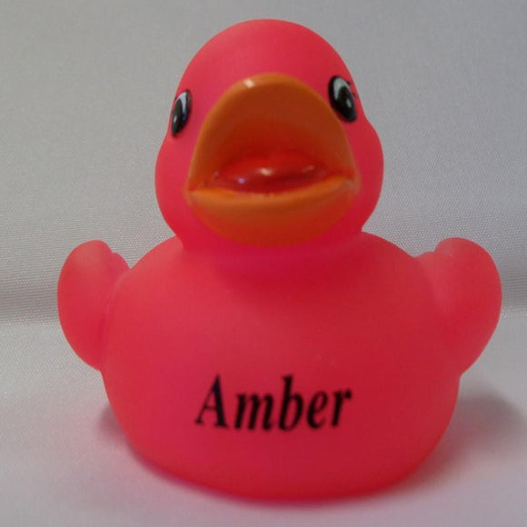 Amber - Personalised Rubber Duck