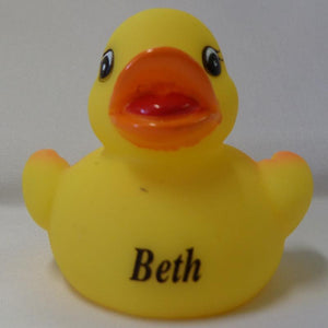 Beth - Personalised Rubber Duck