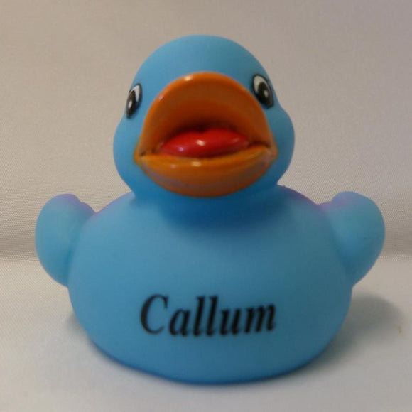 Callum - Personalised Rubber Duck