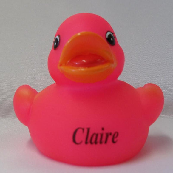 Claire - Personalised Rubber Duck