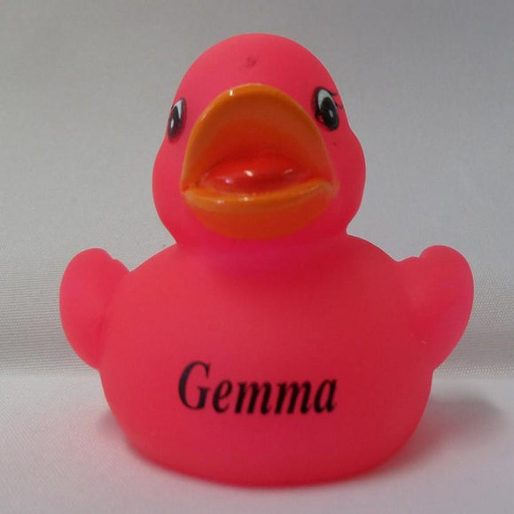 Gemma - Personalised Rubber Duck