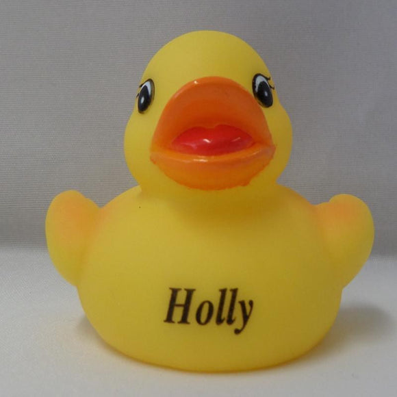 Holly - Personalised Rubber Duck