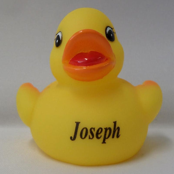 Joseph - Personalised Rubber Duck