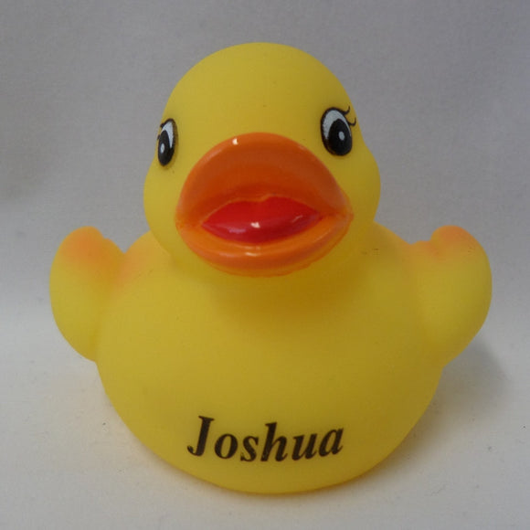 Joshua - Personalised Rubber Duck