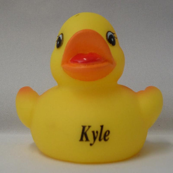 Kyle - Personalised Rubber Duck