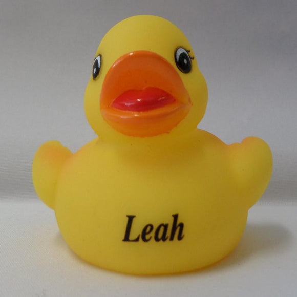 Leah - Personalised Rubber Duck