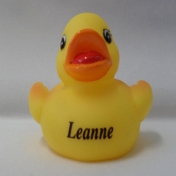 Leanne - Personalised Rubber Duck