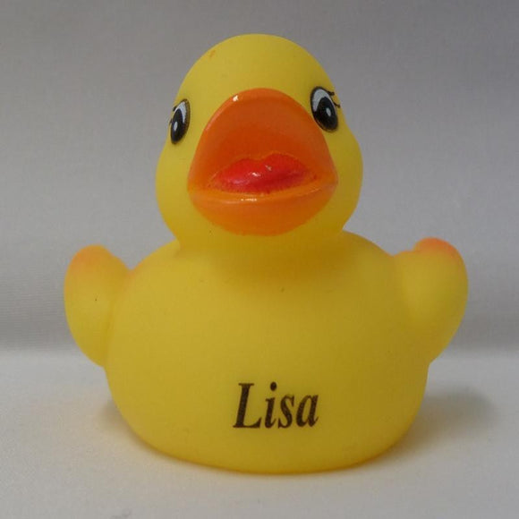 Lisa - Personalised Rubber Duck