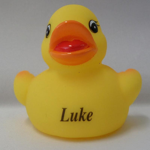 Luke - Personalised Rubber Duck