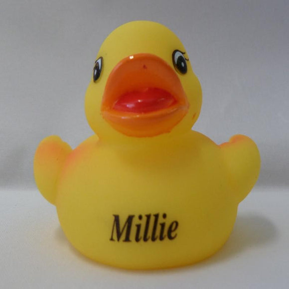 Millie - Personalised Rubber Duck