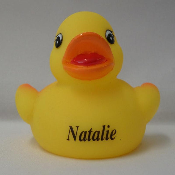 Natalie - Personalised Rubber Duck