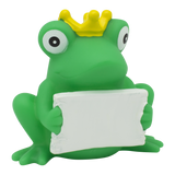 Frog Rubber Duck with Sign - Personalised