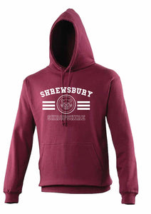 Shrewsbury Tiger Adult Hoodie - Maroon - S