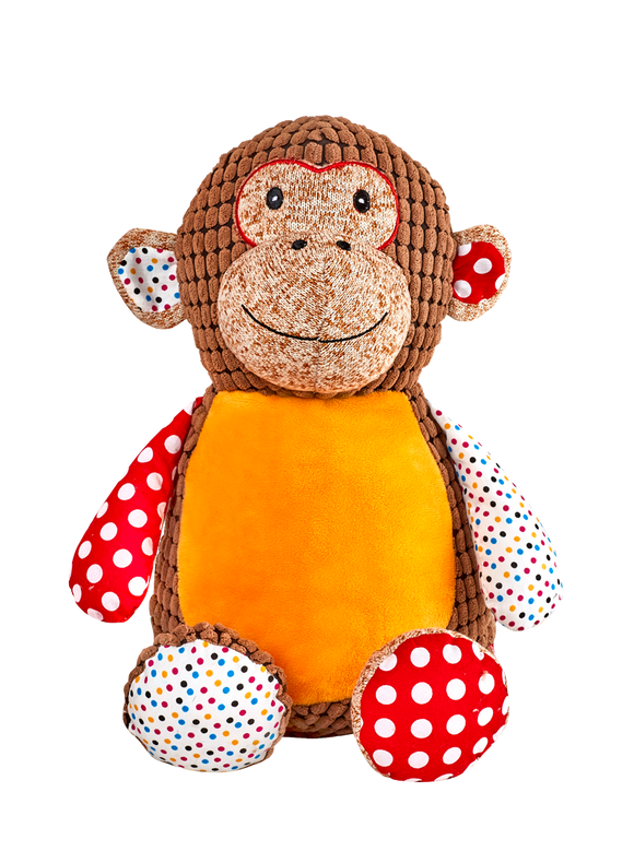 Monkey Brown Harlequin Cubby - Huggles