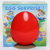 Surprise Egg Red Standard - Giant Personalised 14'' 36cm Kids Birthday Christmas Present Easter Egg