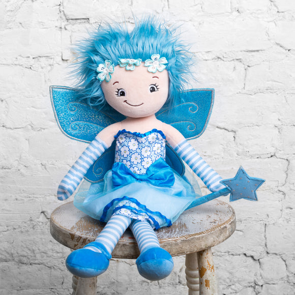 Rag Doll Cubby - Jade Blue Fairy Personalised