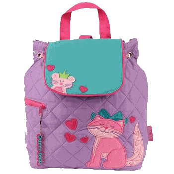 Cat Backpack - Quilted Childrens Personalised