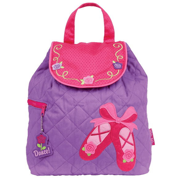 Ballet Shoes Backpack - Quilted Childrens Personalised