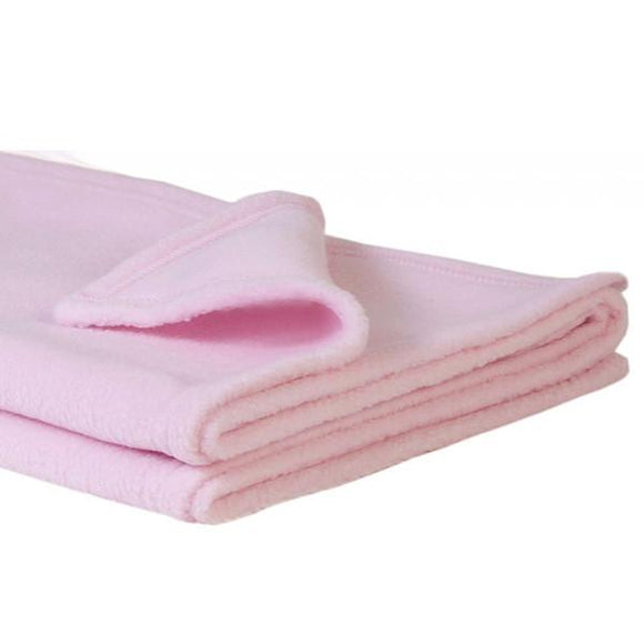 Pink Soft Fleece Baby Blanket - Personalised