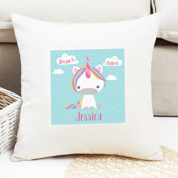 Dream Believe Unicorn - Cushion